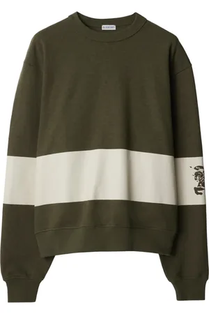 Burberry EKD stripe cotton jumper