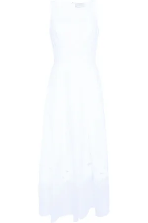 Elie saab Embroidered pleated dress