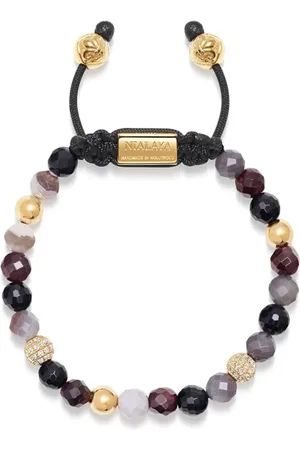 Nialaya Botswana agate beaded bracelet