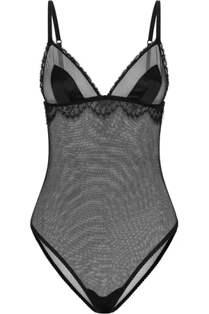 Dolce & Gabbana Lace-detail sheer bodysuit