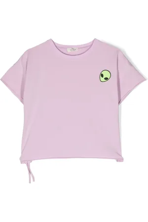 Le pandorine Patch-detail jersey T-shirt