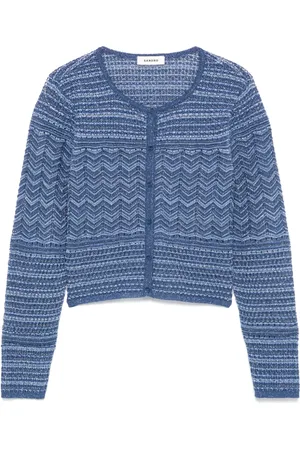 Sandro Glitter-knit cardigan