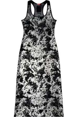 Diesel X Savage x Fenty C-Finishnet maxi dress