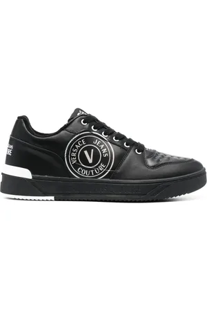 VERSACE V Emblem-print sneakers