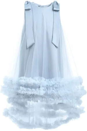 Tulleen Violeta ruffled tulle-overlay dress