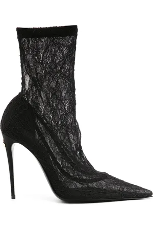 Dolce & Gabbana 110mm corded-lace boots