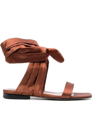 The Attico Ankle-tie flat sandals