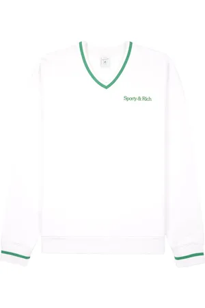Sporty & Rich Logo-embroidered cotton sweatshirt