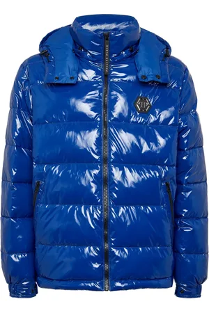 Philipp Plein Hexagon logo-plaque padded jacket