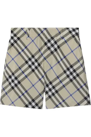 Burberry Check-print cotton shorts