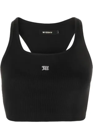 MISBHV The M logo-embroidered top