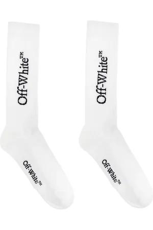 OFF-WHITE Logo cotton socks