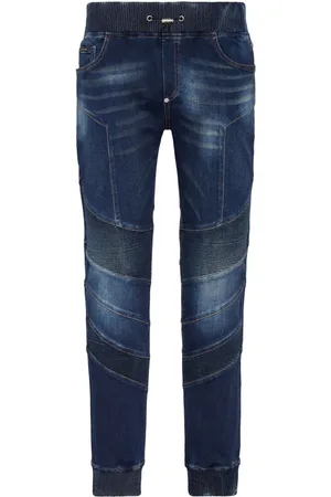 Philipp Plein Logo-appliqu?? tapered jeans