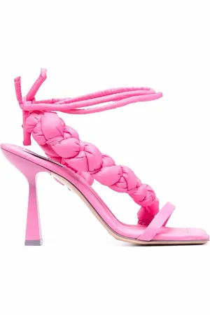 Sebastian Quilted-detail square-toe sandals