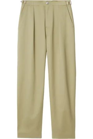 Burberry Straight-leg cotton trousers