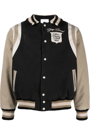 Rhude Logo-embroidered canvas bomber jacket