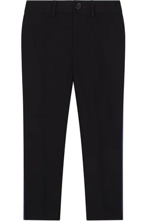 Dolce & Gabbana Side-band wool trousers