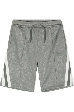 Emporio Armani Logo-jacquard track shorts