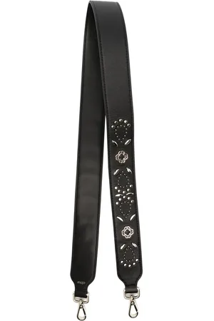 Maje Studded leather shoulder strap