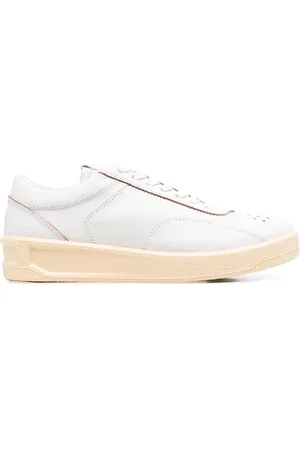 Jil Sander Lace-up leather sneakers