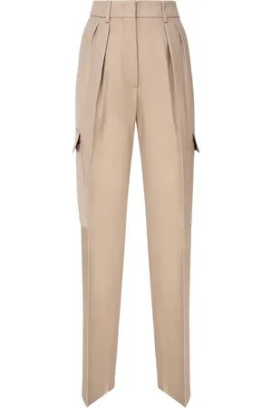 Sportmax Pleat-detail cargo trousers