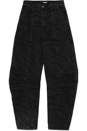 ROTATE Zebra twill trousers