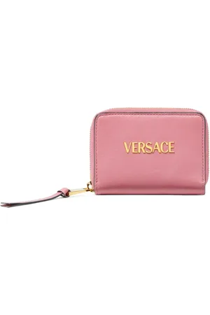 VERSACE Tag zip-up wallet