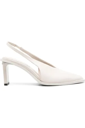 Calvin Klein 70mm slingback leather pumps