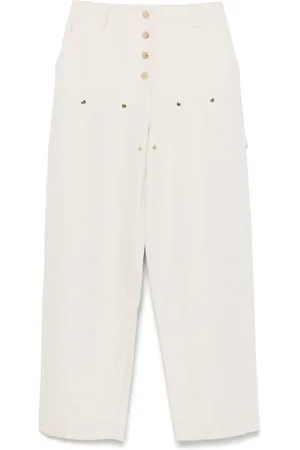Sandro Twill-weave trousers