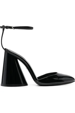 The Attico Pointed-toe leather pumps