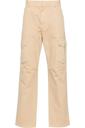Balmain Logo-patch tapered trousers