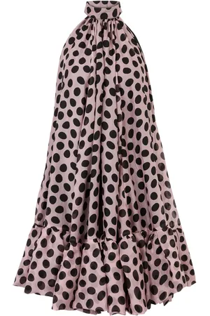 Nina Ricci Peplum-hem halterneck mini dress