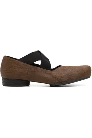 UMA WANG Fur ballet flats