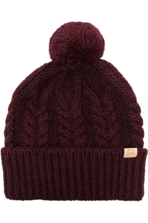 Woolrich Logo-tag pompom-detail beanie