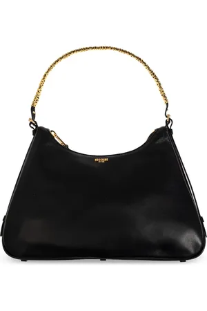 Moschino Metallic-top handle shoulder bag