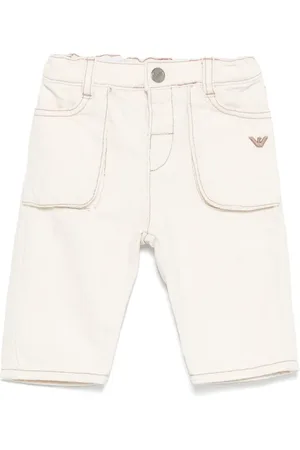 Emporio Armani Logo-embroidered trousers