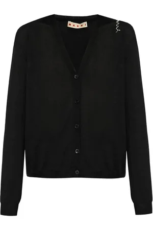 Marni Embroidered-logo cardigan