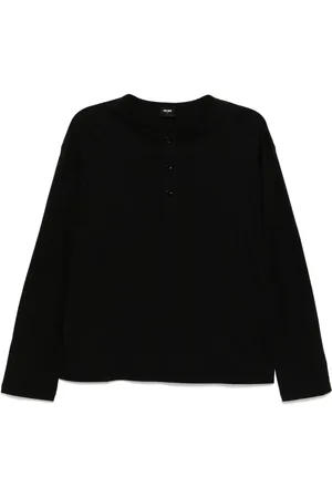 TEAM WANG design Choices henley T-shirt