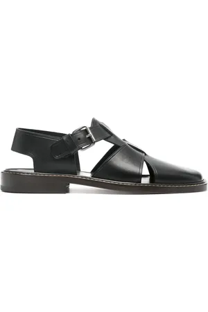 LEMAIRE Fisherman leather sandals