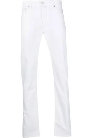 Jacob Cohen Attached-scarf straight-leg jeans