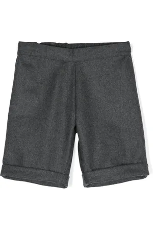 SIOLA M??lange-effect cotton shorts