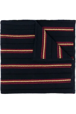 Barrie Striped knitted scarf