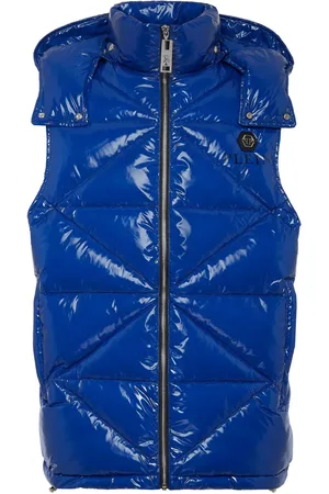 Philipp Plein Hexagon logo-plaque padded gilet