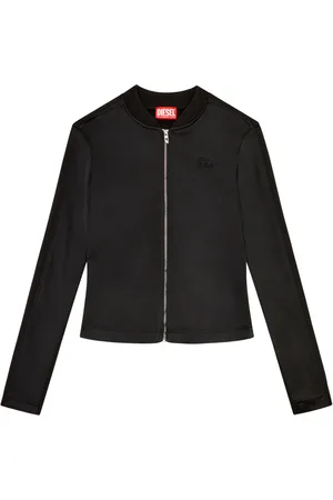 Diesel Oper logo-embroidered jacket