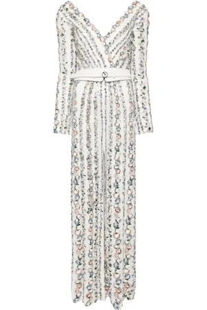 Saiid Kobeisy Embellished V-neck jumpsuit