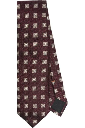 Ermenegildo Zegna Patterned-jacquard tie