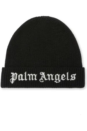 Palm Angels Logo-embroidered beanie