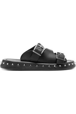 Alexander McQueen Buckle leather sandals