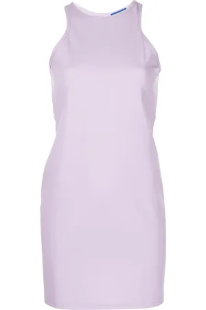 LHD Hockney sleeveless backless mini dress