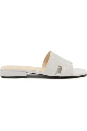 Furla Embossed logo sandals